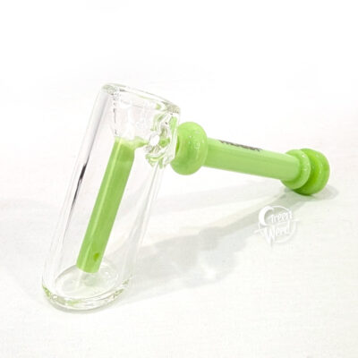 Pipa Verde de Pyrex para cannabis